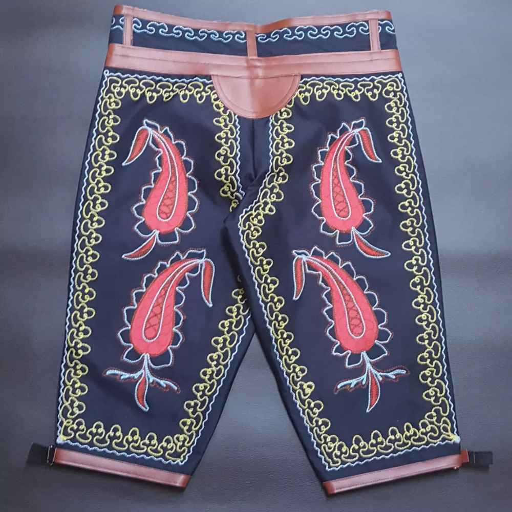 Zoorkhaneh Athletic 3/4 Pant with Natural Goat Leather