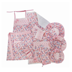 11 Piece Kitchen Apron Set Model Rayka