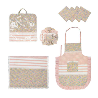 8 Piece Kitchen Apron Set Model Bahareh