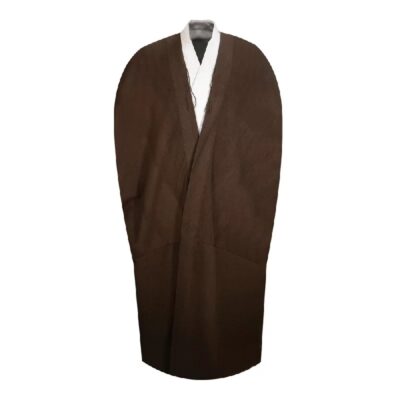 Men's Traditional Winter Bisht Cloak in Wool Fabric with Arab Islamic Design