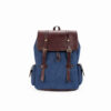 Blue Canvas Women's Backpack - Model Leila