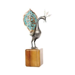 Fantasy Figurine – Turquoise Decorative Persian Bird Model