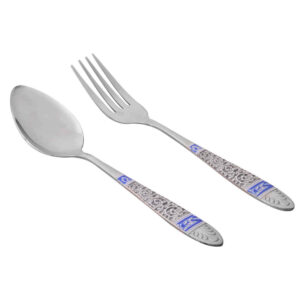 Spoon and Fork Flatware Set Dishwasher Safe – Set of 12