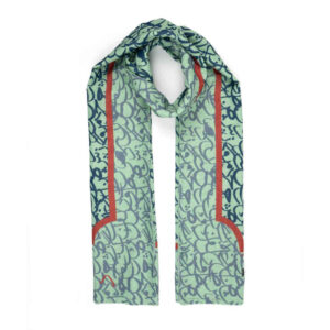 Persian Printed Shawl for Women Double Sided Calligraphy