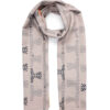Printed Shawl for Women Double Sided Artistic Gray