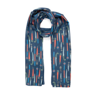 Printed Shawl for Women Double Sided Artistic Khanjar