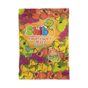Halal Gummy Candy – Soft Jelly Gummies with Fruity Mix Flavor – Shiba (15-Pack)