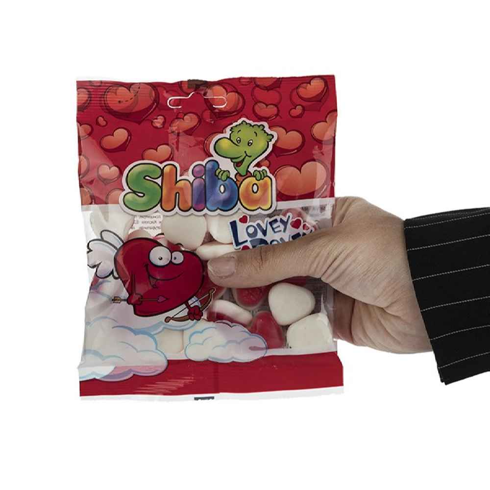 Halal Gummy Candy – Soft Jelly Gummies with Lovey Dovey Fruit Flavor – Shiba (30-Pack)