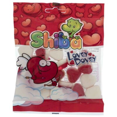 Halal Lovey Dovey Fruit Jelly Gummies – Soft, Chewy and Fruity Shiba Treats 30-Pack