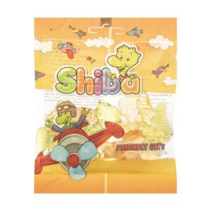 Halal Gummy Candy – Soft Jelly Gummies in Friendly Sky Shape – Shiba (30-Pack)