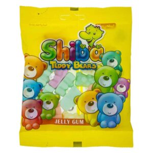Halal Gummy Candy – Soft Jelly Gummies in Teddy Bear Shape – Shiba (30-Pack)