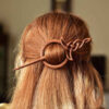 Wooden Hair Stick Handcrafted Matter Celtic Large Size