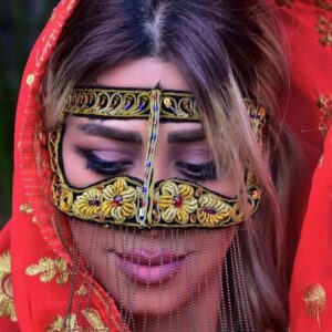 Handcrafted Embroidered Battoulah Mask – Gulf Burqa Katayoon