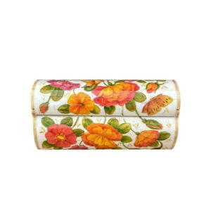 Handcrafted Bone Jewelry Box with Persian-Inspired Gol o Morgh Pattern