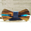 Handcrafted Wooden Bow Tie - Shamim Elegant Woodgrain Model
