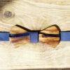 Handcrafted Wooden Bow Tie - Shamim Elegant Woodgrain Model