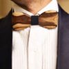 Handcrafted Wooden Bow Tie - Voria Minimalist Wood Model