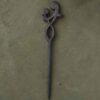 Large Handcrafted Wooden Hair Stick - Mother's Seal Design
