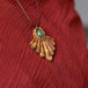 Hand-Carved Wooden Necklace - Mesri Egyptian Inspired Art