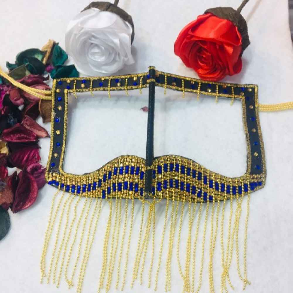 Handcrafted Rhinestone Battoulah Mask – Gulf Burqa Asenat Model