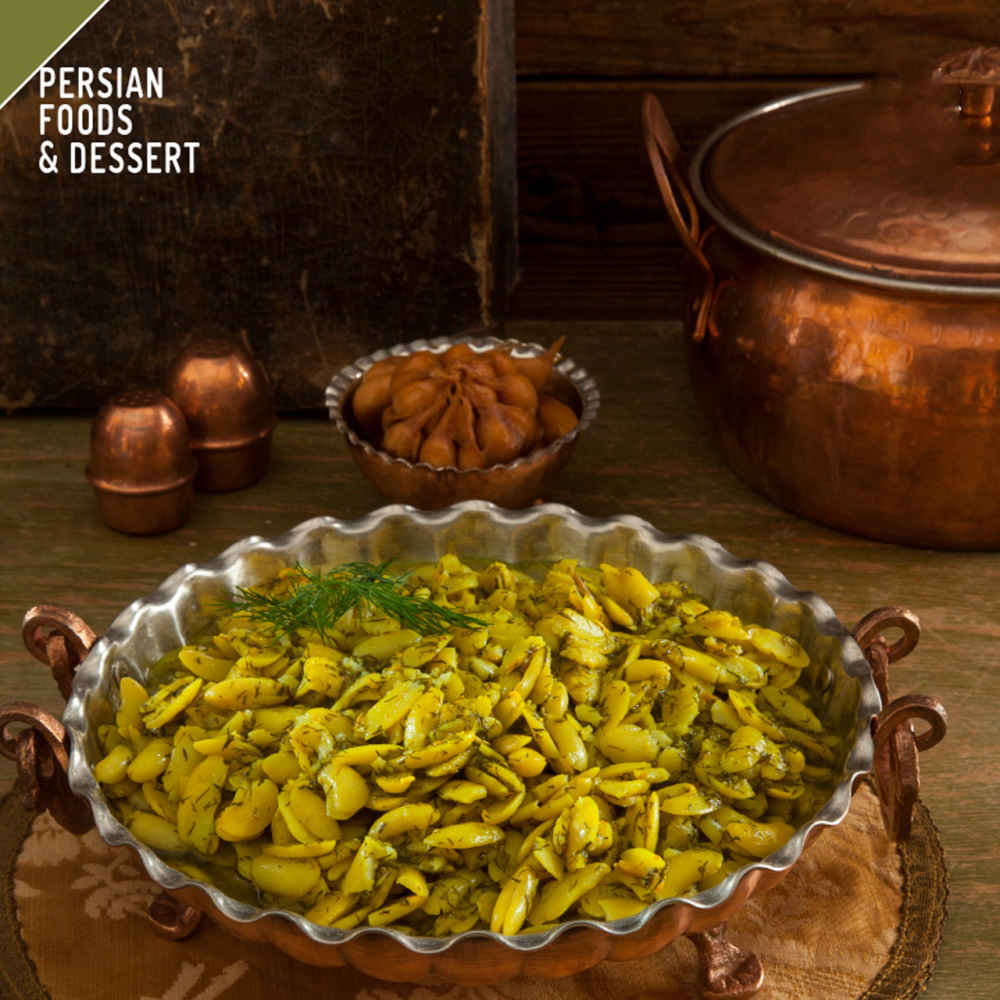Baghali Ghatogh – Persian Lemony Lima Beans, Canned (Pack of 5)