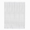 Set of Twenty-Four Premium Quality Steel Skewers (65 cm) for Chicken Kebab and Grilling