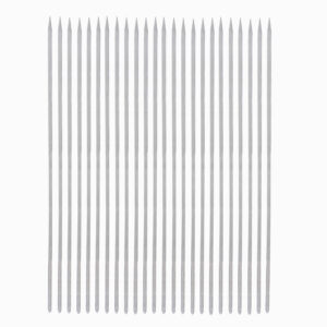 Set of Twenty-Four Premium Quality Steel Skewers (65 cm) for Chicken Kebab and Grilling