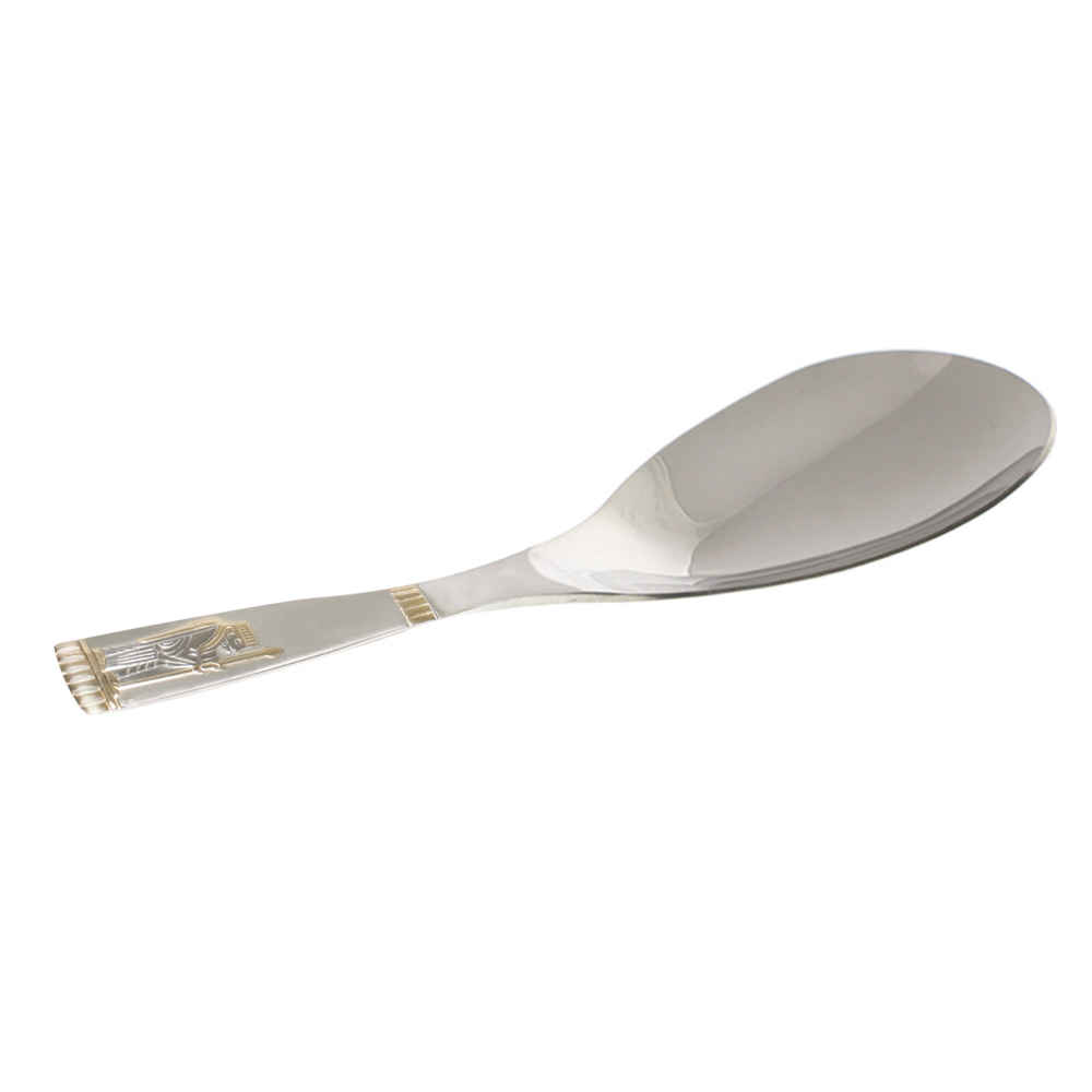 Steel Nut Serving Spoon Set – 3 Pieces Model Achaemenid