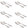 Steel Spoon and Fork Flatware Set of 12 Model Rahil
