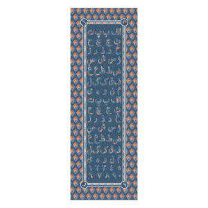 Persian Printed Shawl Artistic & Lightweight Alphabet