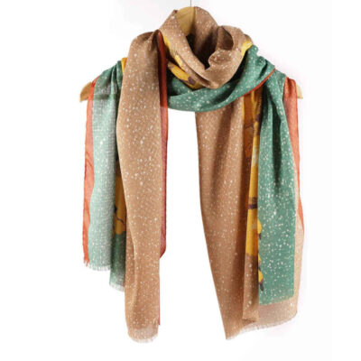 Women's Fashion Cotton Shawl Model Fruit