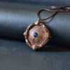 Hand-Carved Wooden Necklace - Espar Abstract Artisan Design