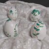 Elegant Pottery Haftseen Eggs for Nowruz Persian New Year - Bird