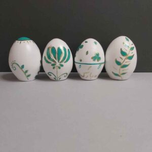 Elegant Pottery Haftseen Eggs for Nowruz Persian New Year – Bird