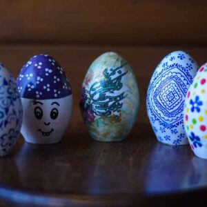 Elegant Pottery Haftseen Eggs for Nowruz Persian New Year – Rahil