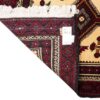 Hand-Knotted Persian Kashmar Mona Runner Rug (Tribal Geometric Medallion) - Red Wool