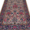 Hand-Knotted Persian Kerman Kiana Rug (Elegant All-over Floral) - Red Wool