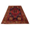 Vintage Persian Ardabil Negar Rug (Tribal Geometric Medallion Pattern) - Orange Wool