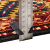Vintage Persian Ardabil Negar Rug (Tribal Geometric Medallion Pattern) - Orange Wool