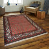 Vintage Persian Ardabil Olia Rug (Tribal All-over Mahi / Herati Pattern) - Copper Kork