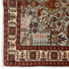 Vintage Persian Ardabil Sana Rug (Tribal Geometric Medallion Pattern) - Copper Wool