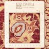Hand-Knotted Persian Yazd Doran Rug (Minimalist Plain Center Bordered) - Cream Wool