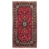 Hand-Knotted Persian Yazd Laki Rug (Classical Floral Medallion) - Red Wool