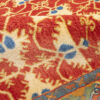 Hand-Knotted Persian Yazd Laleh Rug (Classical All-over Geometric) - Orange Wool