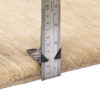 Authentic Hand-Knotted Persian Gabbeh Rug - Geometric Riz Mahi Design in Cream Wool