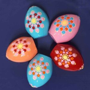 Elegant Pottery Haftseen Eggs for Nowruz Persian New Year – Noghte Koobi