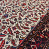 Vintage Persian Ardabil Haleh Runner Rug (Tribal Geometric Medallion) - Red Wool
