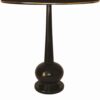 Handcrafted Minimalist Urn-Shaped Wooden Table Lamp