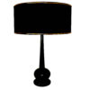 Handcrafted Minimalist Urn-Shaped Wooden Table Lamp