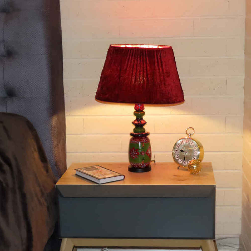 Eclectic Handcrafted Ceramic Table Lamp